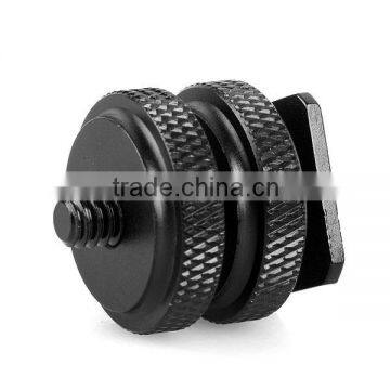 Professional 1/4 inch Tripod Mount Screw to Flash Hot Shoe Adapter