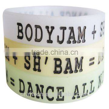 export silicone 7.83hz holograms bracelet