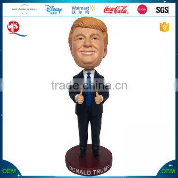 Hot Selling Resin 3D Donald Trump Bobble Head