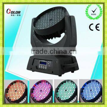 led moving head 108*3w led wash rgbw led stage light