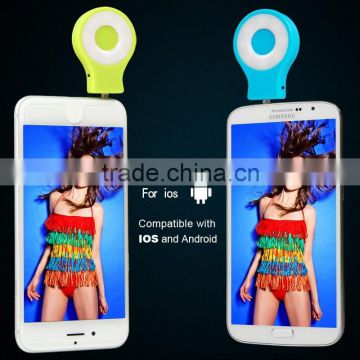 New LED Selfie Sync Flash Light Fill In Spotlight Simulated Sunlight For Smartphone iOS Android iphone Samsung