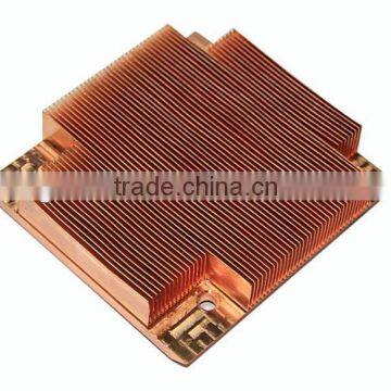 Industrial copper fin heatsink dongguan manufacturer