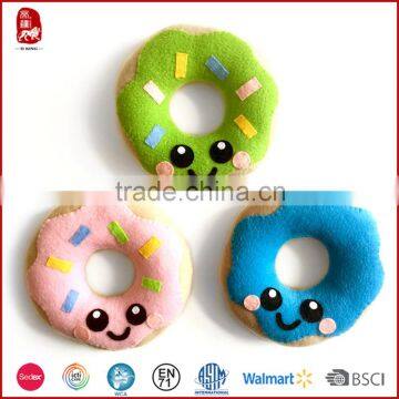 2015 Sweet and Colorful Super Soft Short Plush Donuts Wholesale China Supplier photo-2