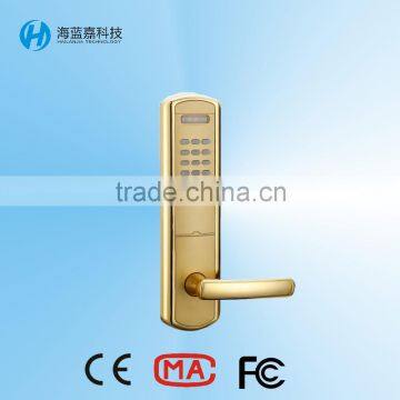 2015 new products mechanical key digital door lock