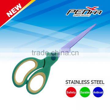 Soft handle Facny and precision office stationery scissors