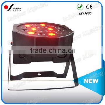 China New Cheap Pro 18pcs 1W RGBW (4in1) LED Flat Par Can Light