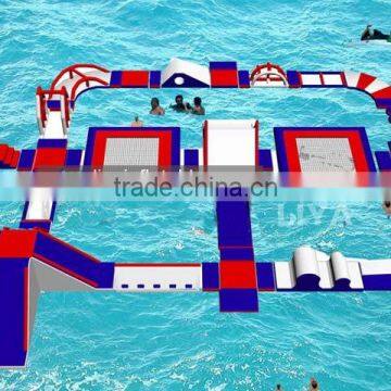 new design open water big inflatable water park for adult and kids