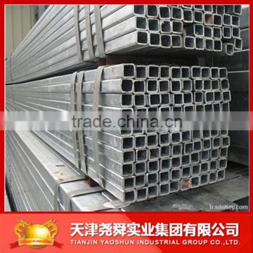 material Q195-Q345 37*37 galvanized rectangular steel pipe