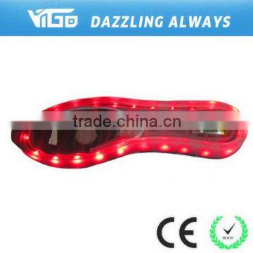 RGB wearable LED shoes strip lighting new for show