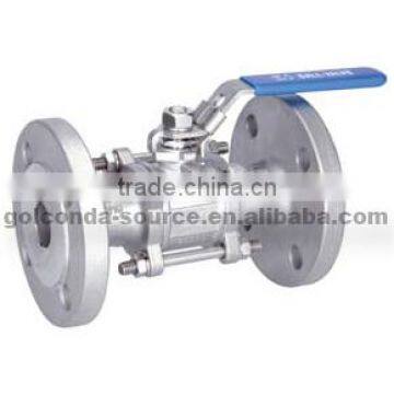 1/2" - 4" 3PC FLANGED S.S. BALL VALVE (GS-7120Y)