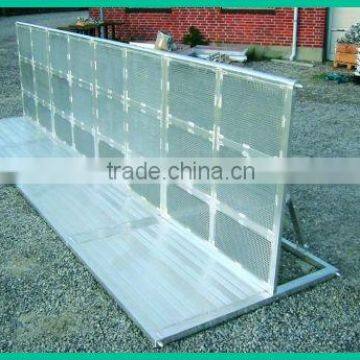 TUV certified aluminum foldable expandable concert barricade