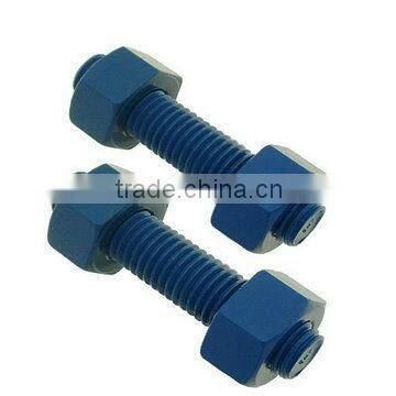 bule color standard size stud bolt