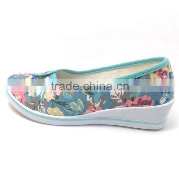 nurse shoes design and color with single shoes Breathable wedges