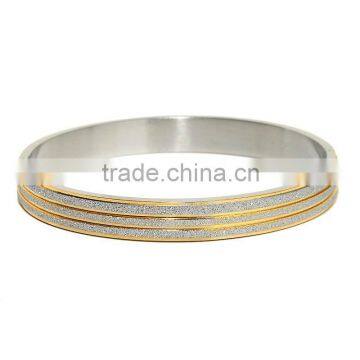 Michael Anthony Jewelry Sparkle Finish Stainless Steel Bangle Bracelet Manufacturer