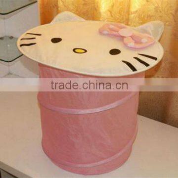 Christmas Gift KITTY Store Content Basket /dirty Clothes Basket /sundry Tube Toys /receive Barrels