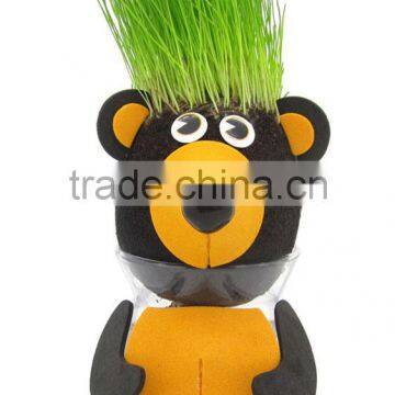 Best selling new products for 2016 DIY gift and potted plant grass dolls