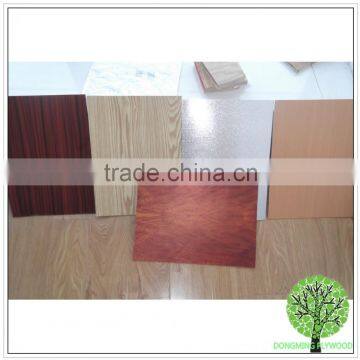 made in china birch plywood home decoration uv paper faced plywood from linyi