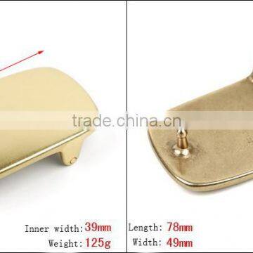 Hot-sale Metal plate empty no logo brass buckle belt buckle