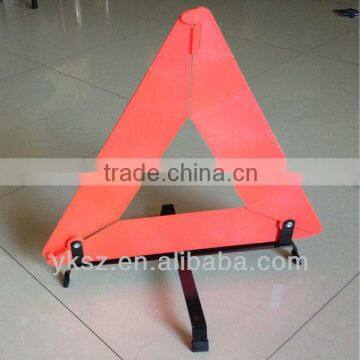 Car Safety Warning Triangle with Emark Of Reflective Material and car part