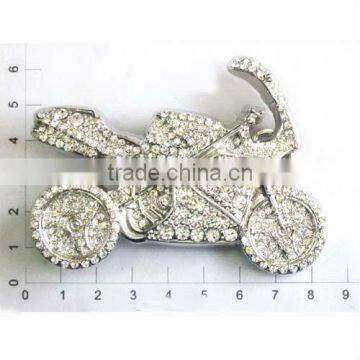 Decorative motorcycle helmet quick release rhinestone buckles wholesale