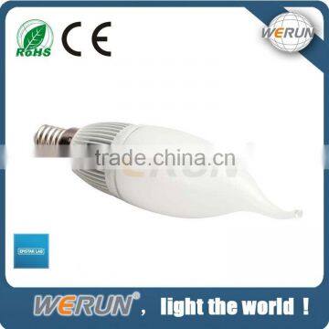 Candelabra Bulb e27/e26/b22/e14 3w led candle bulb