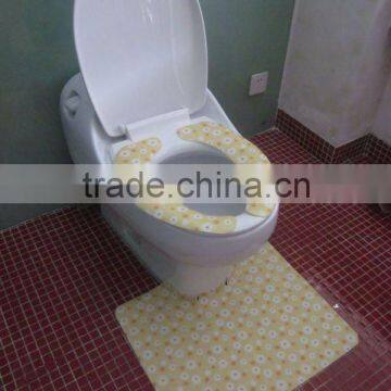 As seen on TV-Magic self-adhesive toilet mat-sunflower design