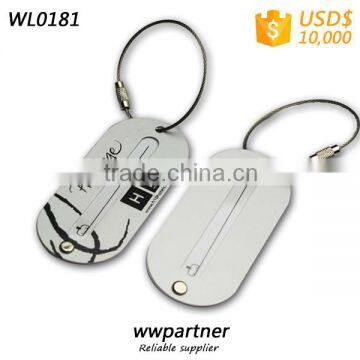 Metal Baggage Tag Wholesale, Aluminum Luggage Tag with Customized Logo