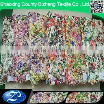 Wholesale african guipure lace digital print fabric for lady dress