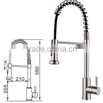 SUZAN(6604) High quality fashion SUS304 stainless steel pulled out kitchen mixer