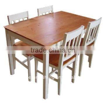 UCF0054 solid wood restaurant dining table and chair sets