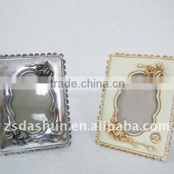 DS-001P Luxury Resin Photo Frame /Polyresin Crafts/beautiful painting