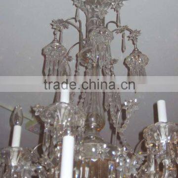 530-10 English Regency Style 15-Light Crystal Chandelier photo-5