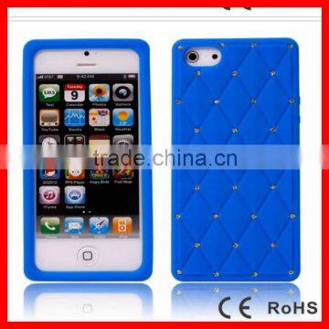 factory Wholesale Bling Bling Rhinestones Luxury silicone Phone Case