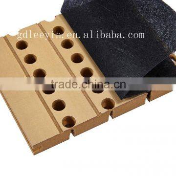 Wooden Grooved Acoustic Fireproof Wall Decoration Board for Auditorium photo-4