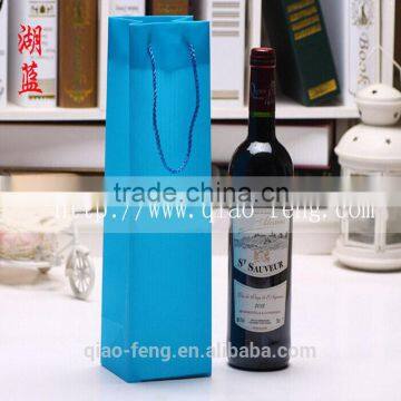 Rope Printed Clear Pvc Wine Bag