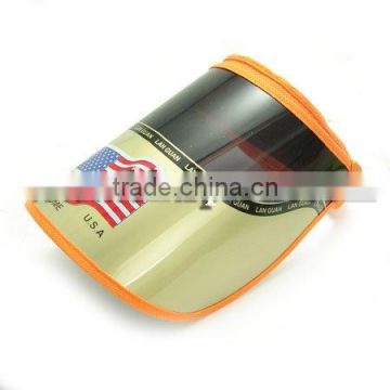 UV-resistance plastic visor cap chinese sun hat