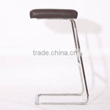 High polished stainless steel bar stool modern designer stool reproduction