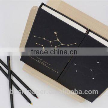 2016 new design hardcover Silm format Zodiac notebook