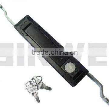 the black or bright zinc die-casting external handle lock for cabinet