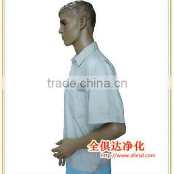 100% polyester Short Sleeve ESD Jacket