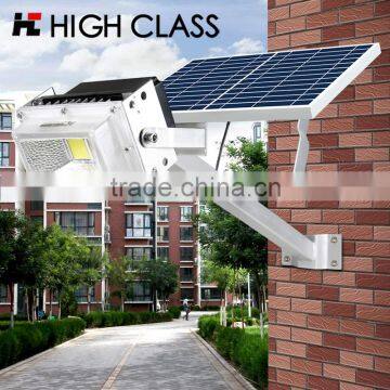 Outdoor Waterproof IP65 10W 15W Time Mcirowave Sensor Control LED Solar Street Lamp