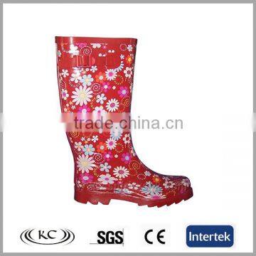 trendy low price red buckle outdoor boots