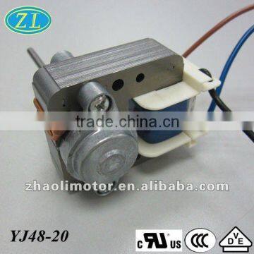 Small powerful electric motors Electric fan motor YJ48-20: motor electric, low rpm motors,ac shaded pole motor