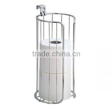 Chrome Wire Bathroom Over Tank Tissue Roll Holder