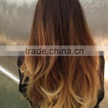 good style 100% human hair ombre hair extension