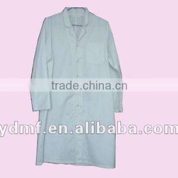 LONG SLEEVE WHITE LAB COAT,lady`s lab coat