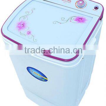 flowers of glass panel semi automatic washing machine for gift