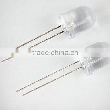 Round Head Water Clear Lens Blue Led 10MM photo-2