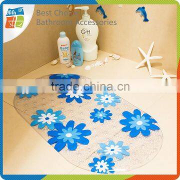 Plastic flower bath mat