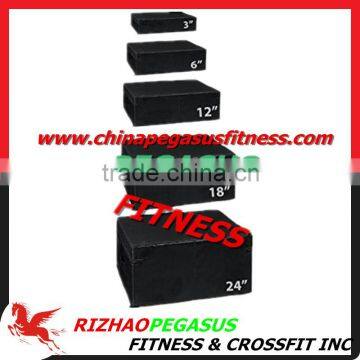 Crossfit And Fitness Training Foam Soft Plyo Box Set in Red color